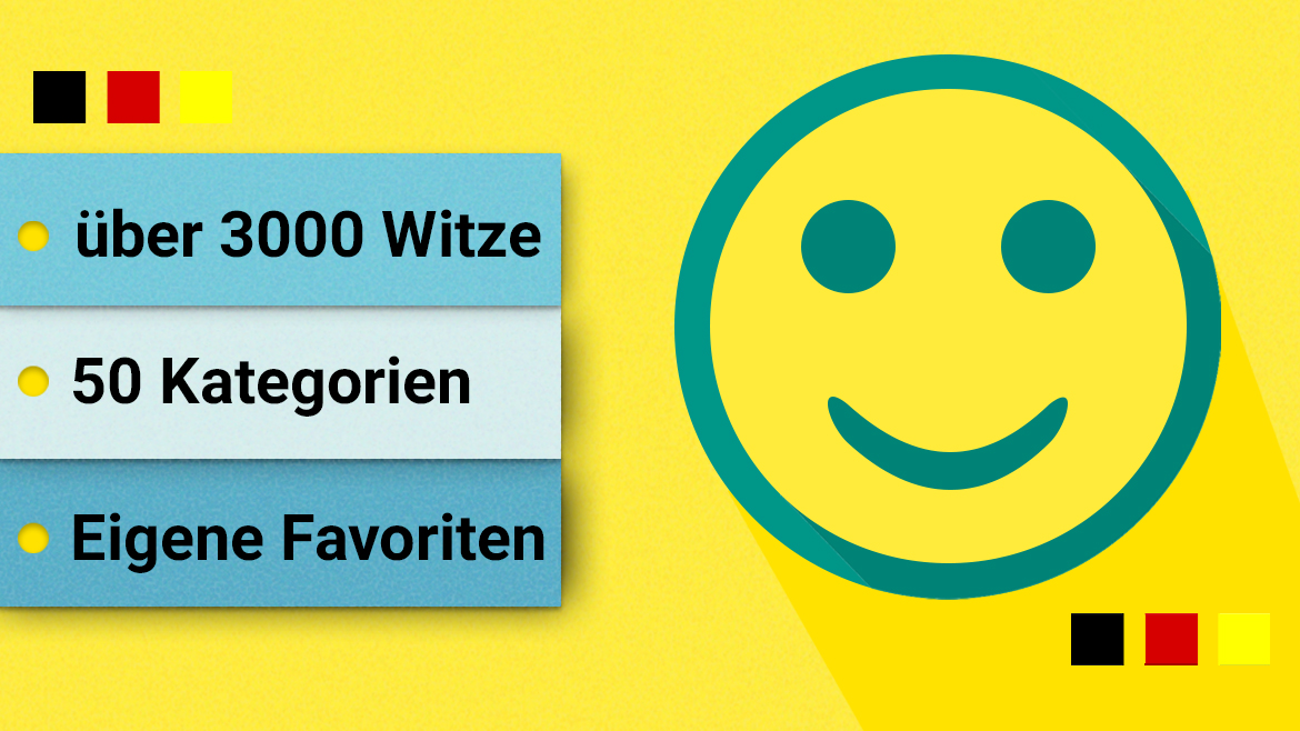 Deutsche Witze XXL - Witze und lustige Sprüche Smartphone App